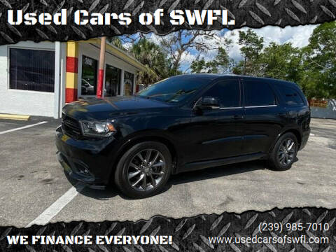 2017 Dodge Durango for sale at Used Cars of SWFL in Fort Myers FL