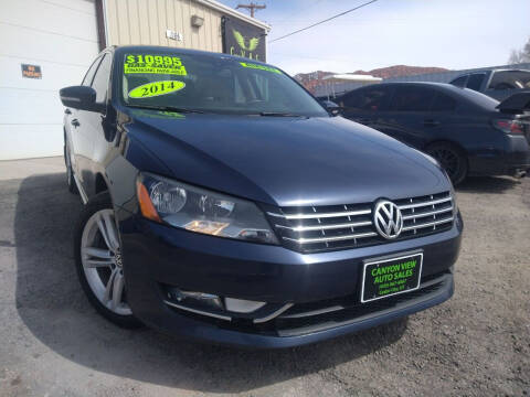 2014 Volkswagen Passat for sale at Canyon View Auto Sales in Cedar City UT