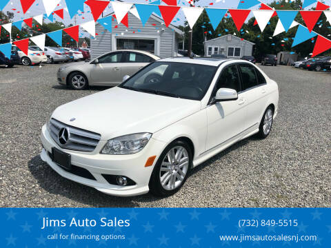 2009 Mercedes-Benz C-Class for sale at Jims Auto Sales in Lakehurst NJ
