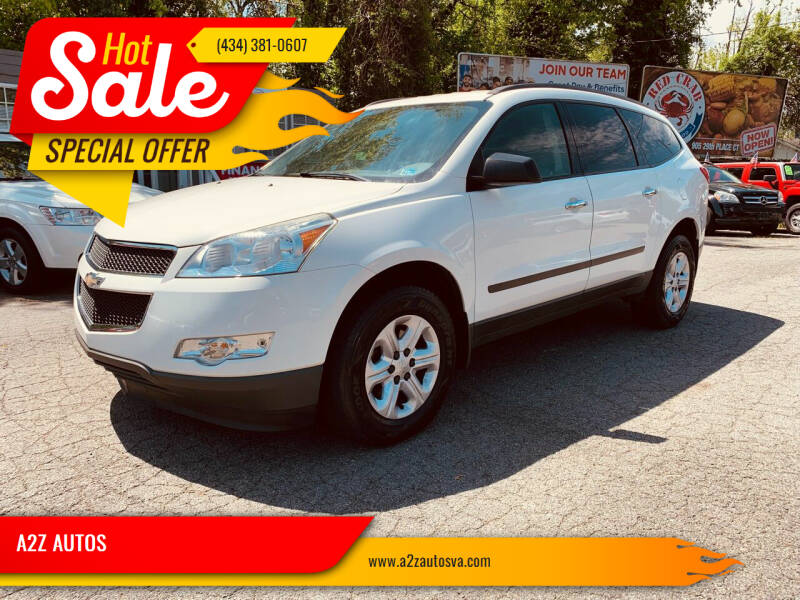 2012 Chevrolet Traverse for sale at A2Z AUTOS in Charlottesville VA