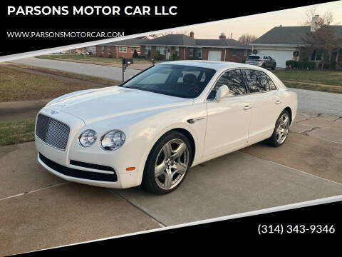 2016 Bentley Flying Spur for sale at PARSONS MOTOR CAR LLC in Hillsboro MO