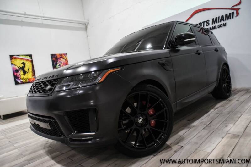 2018 Land Rover Range Rover Sport for sale at AUTO IMPORTS MIAMI in Fort Lauderdale FL