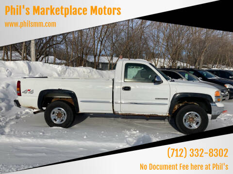2000 GMC Sierra 2500 for sale at Phil's Marketplace Motors in Arnolds Park IA