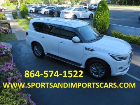 2019 Infiniti QX80 for sale at Sports & Imports INC in Spartanburg SC