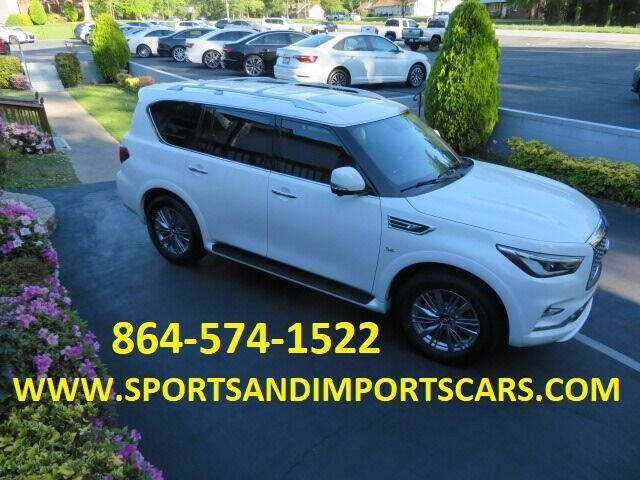 2019 Infiniti QX80 for sale at Sports & Imports INC in Spartanburg SC