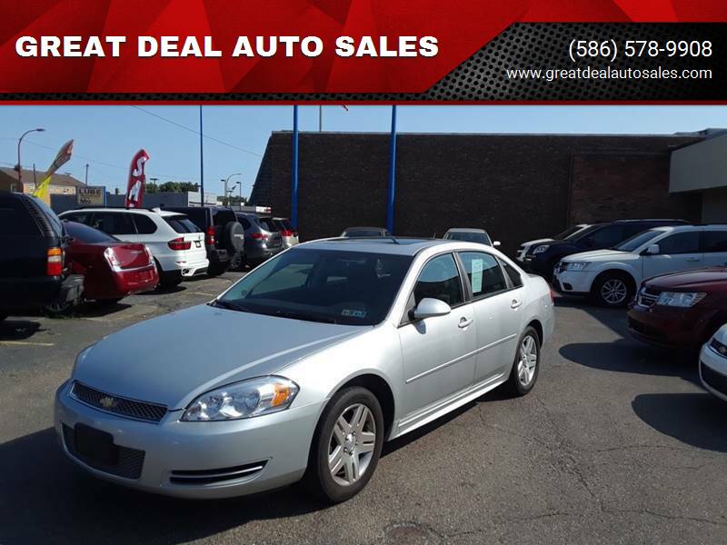 2012 Chevrolet Impala for sale at GREAT DEAL AUTO SALES in Center Line MI