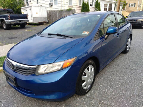 2012 Honda Civic for sale at Mercury Auto Sales in Woodland Park NJ