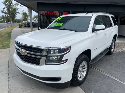 2015 Chevrolet Tahoe for sale at AD CarPros, Inc. in Whittier CA