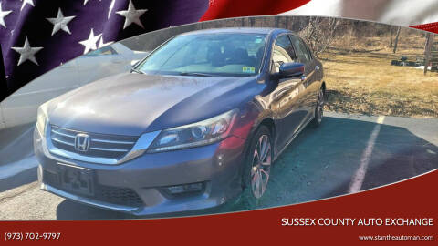 2014 Honda Accord for sale at Sussex County Auto Exchange in Wantage NJ