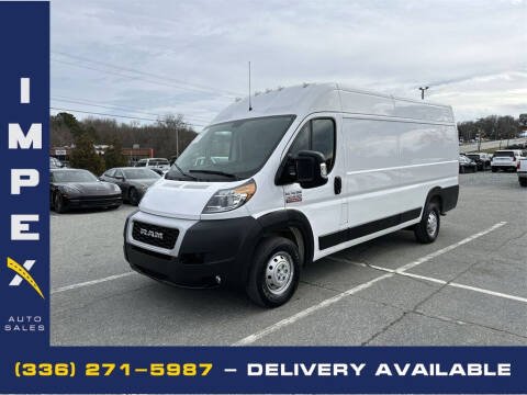 2021 RAM ProMaster for sale at Impex Auto Sales in Greensboro NC