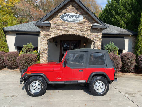1993 Jeep Wrangler for sale at Hoyle Auto Sales in Taylorsville NC