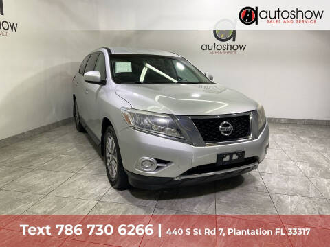 2014 Nissan Pathfinder for sale at AUTOSHOW SALES & SERVICE in Plantation FL