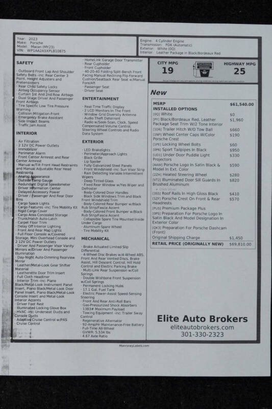 2023 Porsche Macan