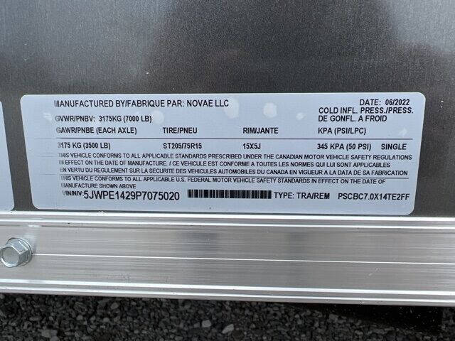 2023 Pace American CARGO FLAT