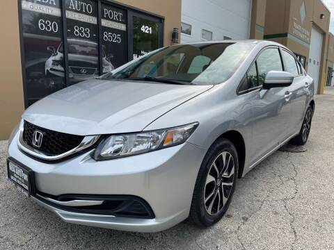 2015 Honda Civic for sale at REDA AUTO PORT INC in Villa Park IL