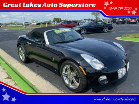 2006 Pontiac Solstice for sale at Great Lakes Auto Superstore in Waterford Township MI
