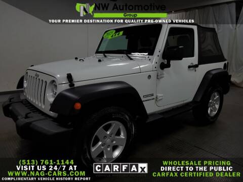 2015 Jeep Wrangler for sale at NW Automotive Group in Cincinnati OH
