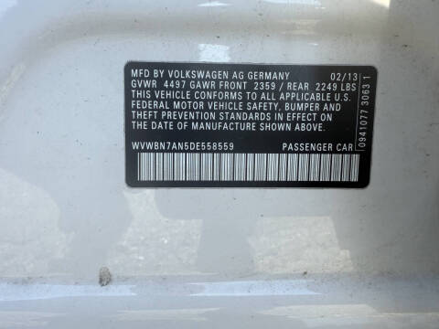 2013 Volkswagen CC Sport