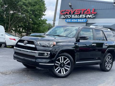 2016 Toyota 4Runner for sale at Crystal Auto Sales Inc in Nashville TN