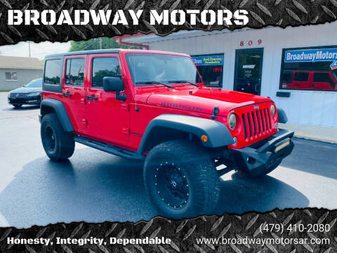 2017 Jeep Wrangler Unlimited for sale at BROADWAY MOTORS in Van Buren AR