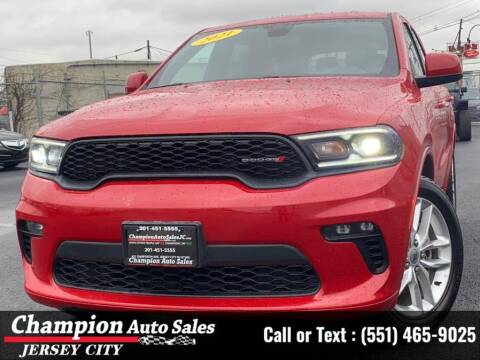 2021 Dodge Durango for sale at CHAMPION AUTO SALES OF JERSEY CITY in Jersey City NJ