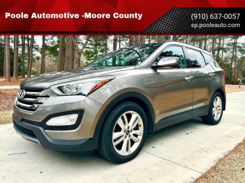 2016 Hyundai Santa Fe Sport for sale at Poole Automotive in Laurinburg NC