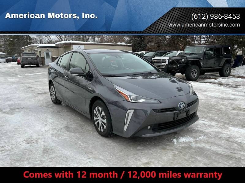 2019 Toyota Prius for sale at American Motors, Inc. in Farmington MN