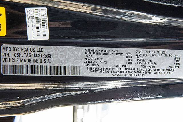 2020 Jeep Gladiator Sport S