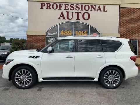 2017 Infiniti QX80 for sale at Professional Auto Sales & Service in Fort Wayne IN