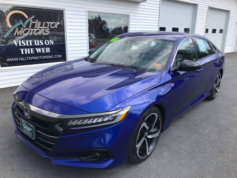 2021 Honda Accord for sale at HILLTOP MOTORS INC in Caribou ME