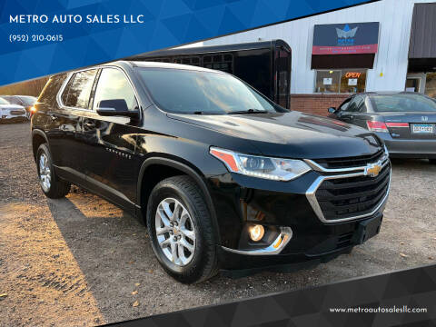 2019 Chevrolet Traverse for sale at METRO AUTO SALES LLC in Lino Lakes MN