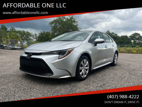 2020 Toyota Corolla for sale at AFFORDABLE ONE LLC in Orlando FL