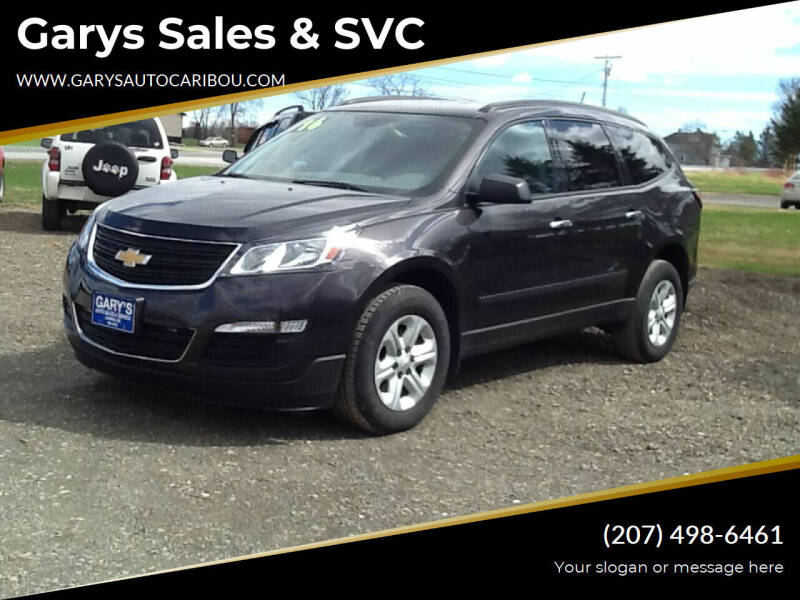 2016 Chevrolet Traverse for sale at Garys Sales & SVC in Caribou ME