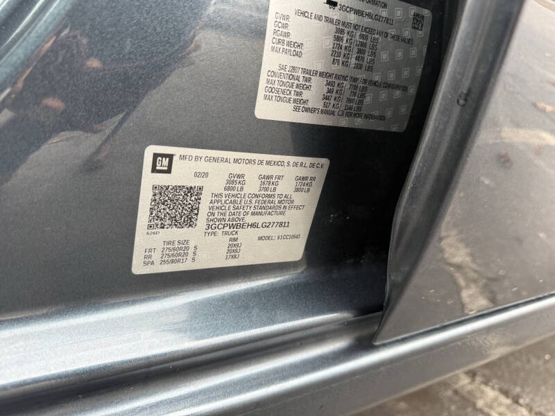 2020 Chevrolet Silverado 1500 Custom