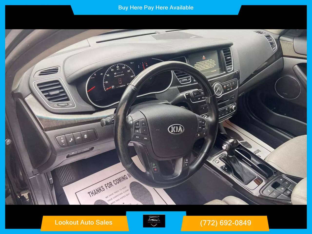 2014 Kia Cadenza for sale at Lookout Auto Sales in Stuart, FL