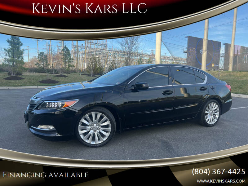 2014 Acura RLX for sale at Kevin's Kars LLC in Richmond VA