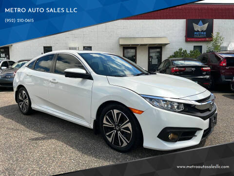 2018 Honda Civic for sale at METRO AUTO SALES LLC in Blaine MN