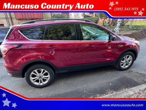2017 Ford Escape for sale at Mancuso Country Auto in Batavia NY