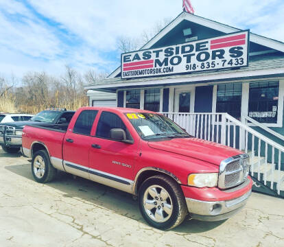 2002 Dodge Ram Pickup 1500 for sale at EASTSIDE MOTORS in Tulsa OK