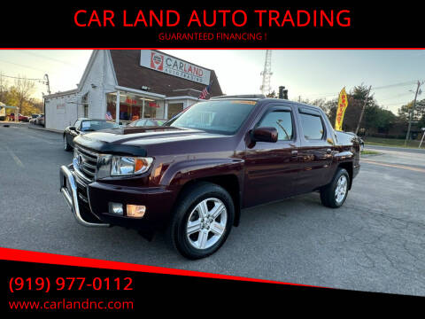 2013 Honda Ridgeline for sale at CAR LAND  AUTO TRADING in Raleigh NC