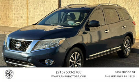 2013 Nissan Pathfinder for sale at LAMAH MOTORS INC in Philadelphia PA
