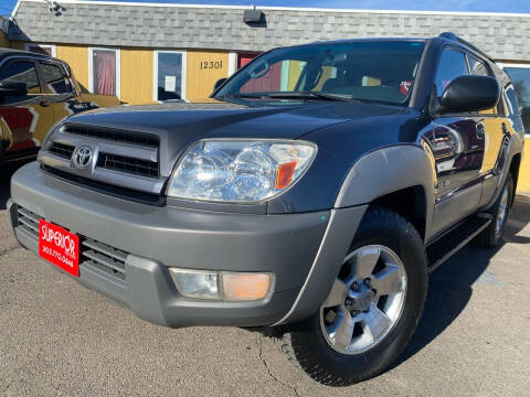 2003 Toyota 4Runner for sale at Superior Auto Sales, LLC in Wheat Ridge CO
