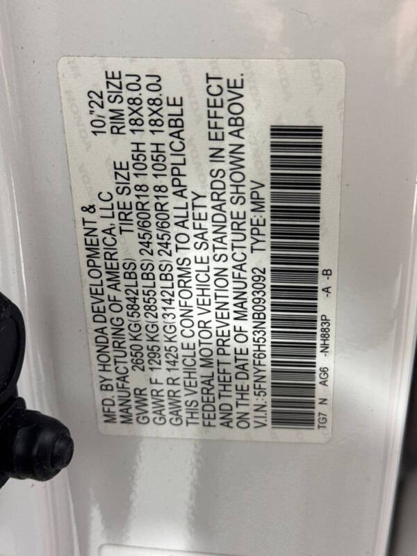 2022 Honda Pilot EX-L