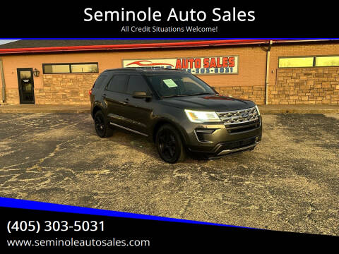 2018 Ford Explorer for sale at Seminole Auto Sales in Seminole OK