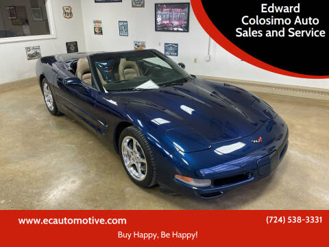 2001 Chevrolet Corvette for sale at Edward Colosimo Auto Sales and Service in Evans City PA