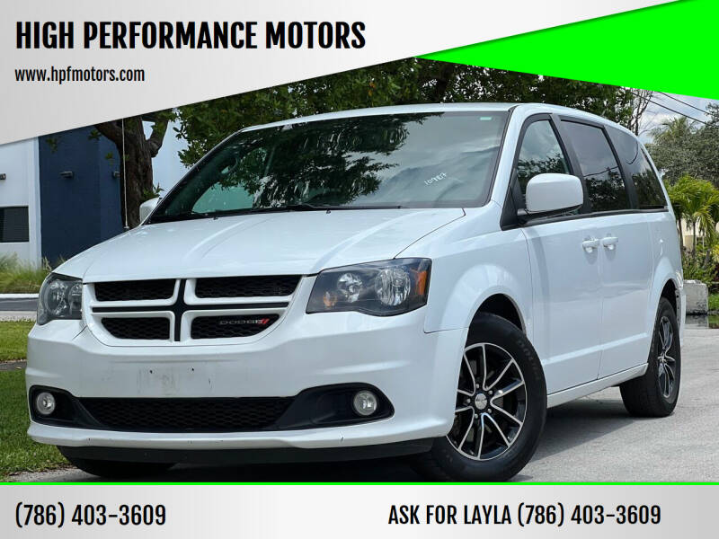 2019 Dodge Grand Caravan for sale at HIGH PERFORMANCE MOTORS in Hollywood FL