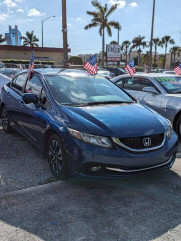 2015 Honda Civic for sale at DAN'S DEALS ON WHEELS AUTO SALES, INC. in Davie FL