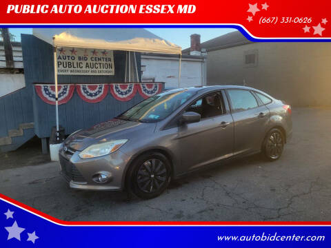 2012 Ford Focus for sale at PUBLIC AUTO AUCTION ESSEX MD in Essex MD