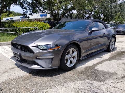 2018 Ford Mustang for sale at Auto World US Corp in Plantation FL