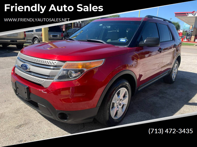 2013 Ford Explorer for sale at Friendly Auto Sales in Pasadena TX